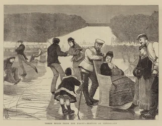 正面から3マイル、ベルサイユでスケート